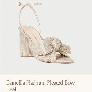 Loeffler Randall Camellia Pleated Bow Heel in 6.5